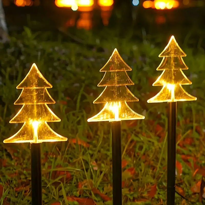 SnowGlow - Solar Pathway Lights for festive outdoor charm