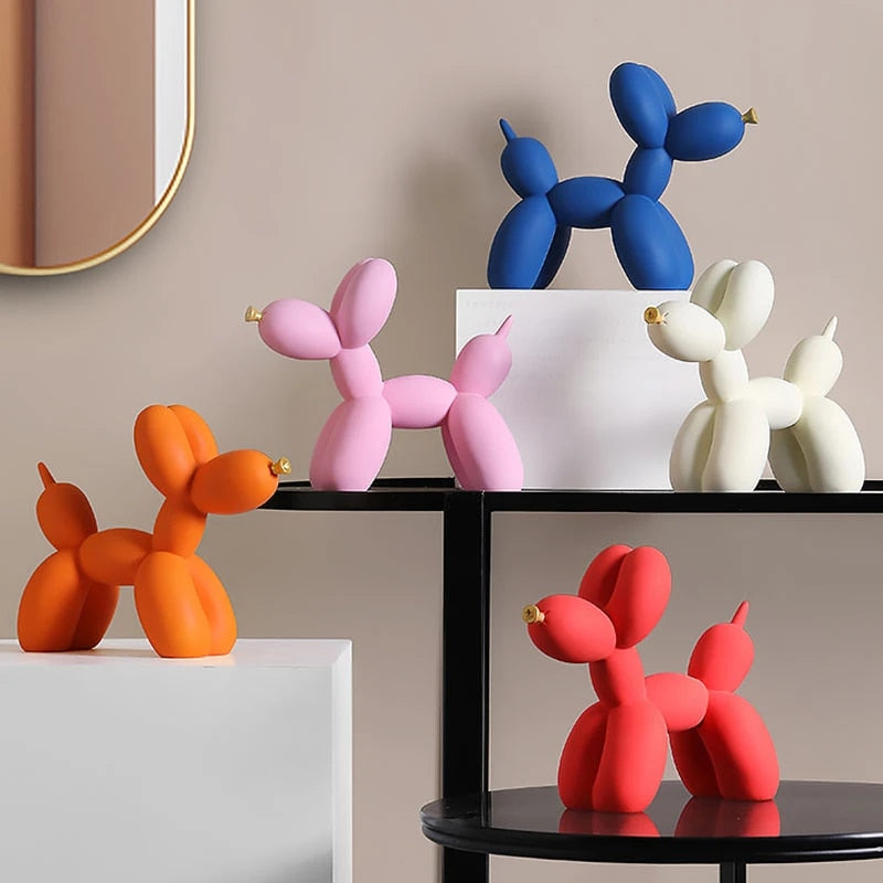 Luxurious home decor, balloon dog decoration, office desk accessories, animal decor, modern popular art, Nordic statues
