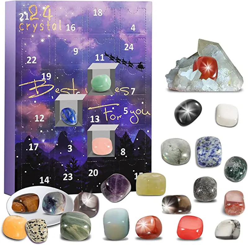 GemSpark – Adventskalender met 24 edelstenen – Voor kinderen & verzamelaars