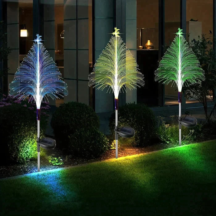 Solar Christmas Tree Lighting - LumiTree