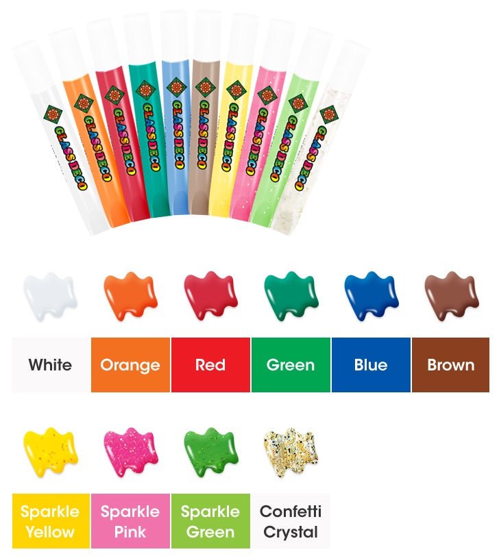 Christmas Glass Painting Set for Creative Learning