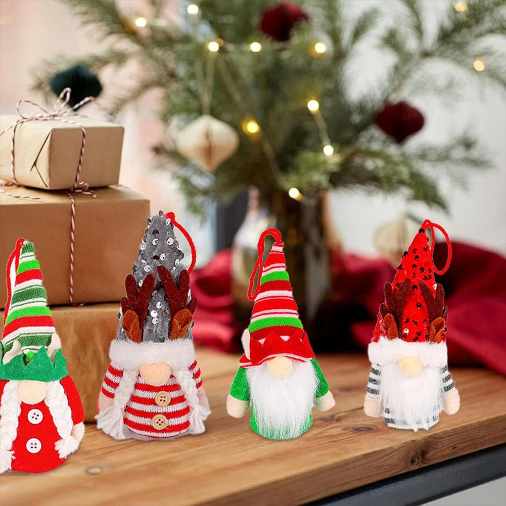Christmas Advent Calendar with 24 Unique Gnome Dolls – Festive Countdown for Kids, Plush Decoration