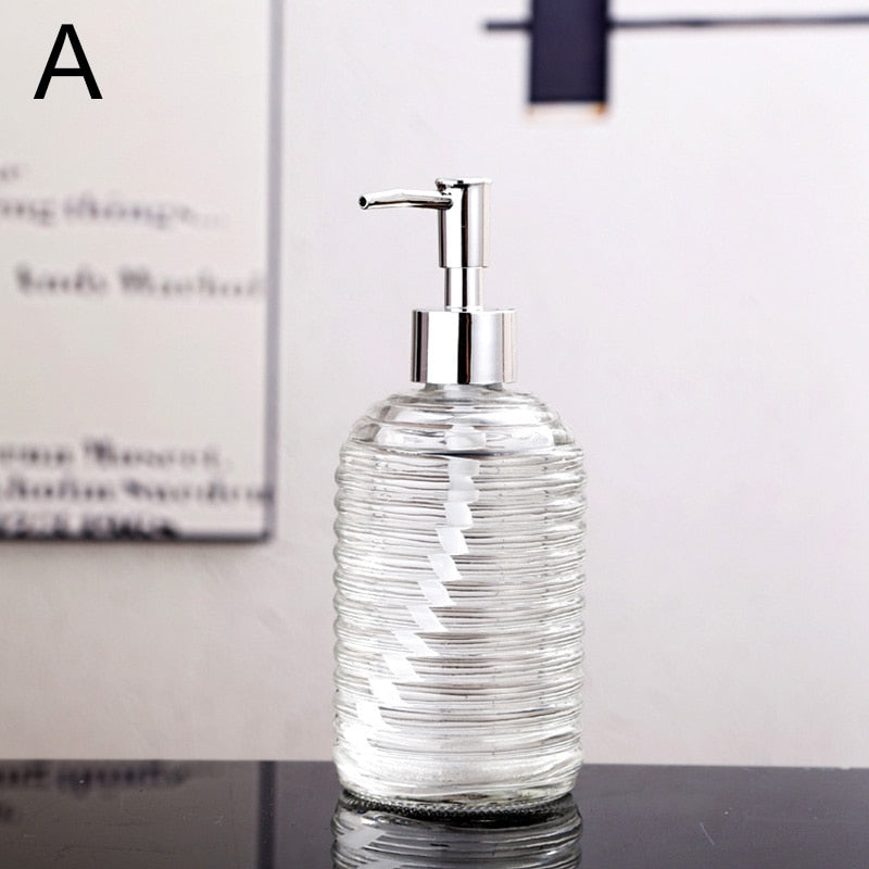 Glass Liquid Soap Dispenser