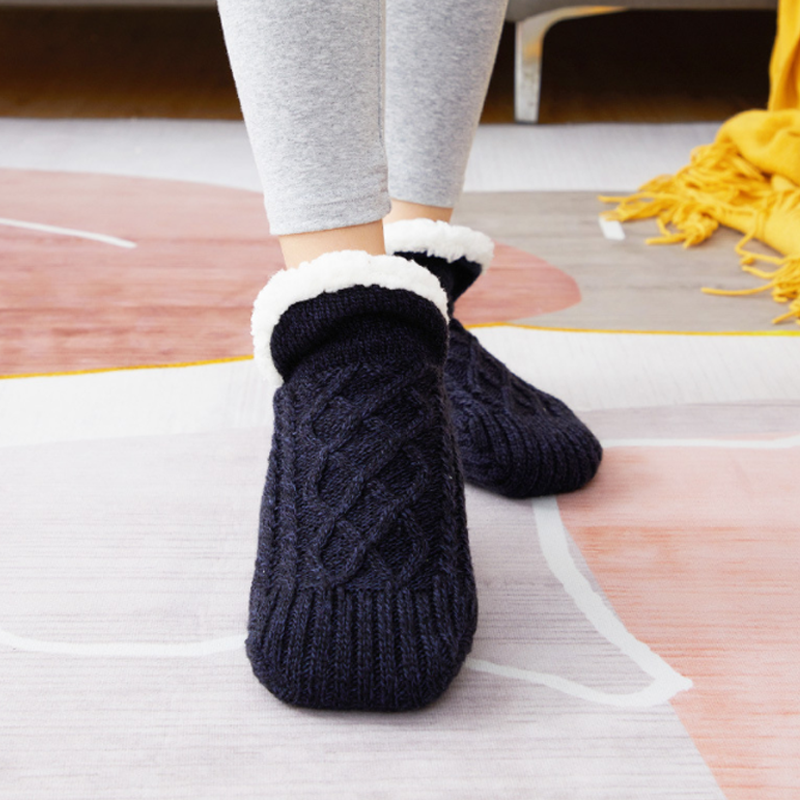 V neck Cozy Socks Slippers