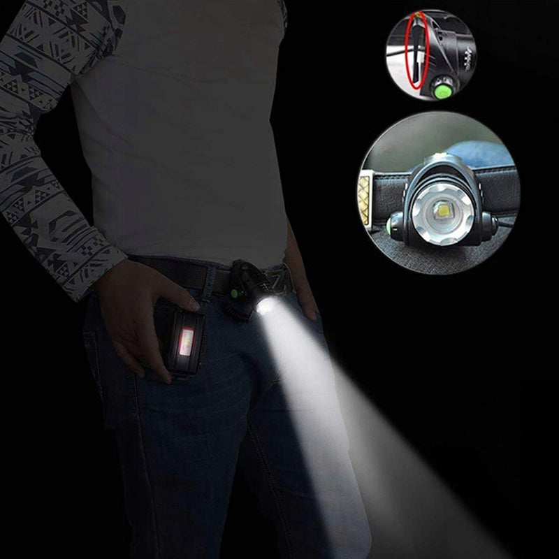 Sporty shimmering spotlights for the outdoors