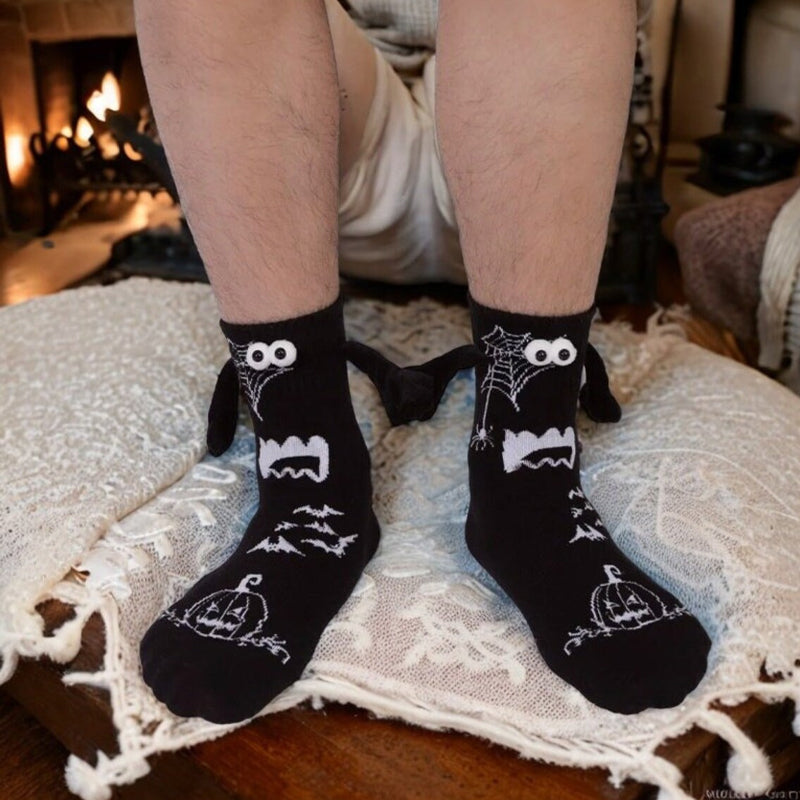 Magnetic Socks Winter Edition Couple Hand in Hand Socks