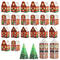 Kerst Adventskalenderdozen – Feestelijke Verpakking met Peperkoekhuis Ontwerp