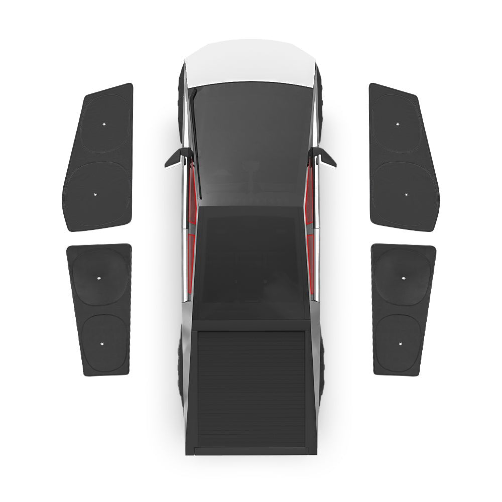 Privacy & Thermal Insulation Window Camping Sunshade Curtains for Cybertruck