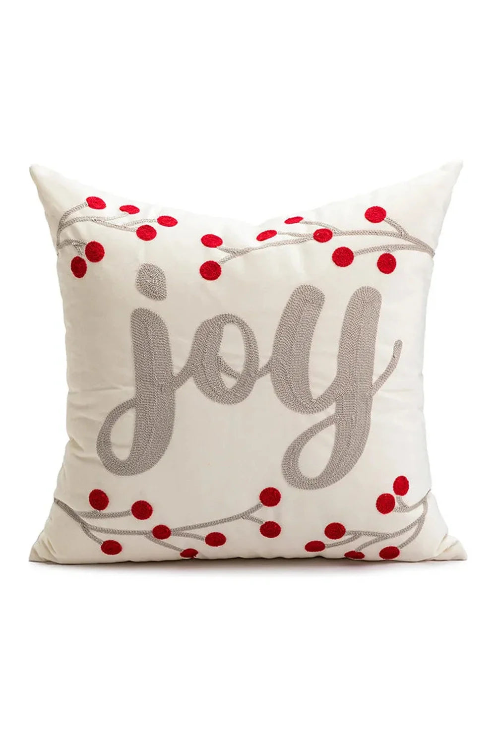 red Christmas cushion cover