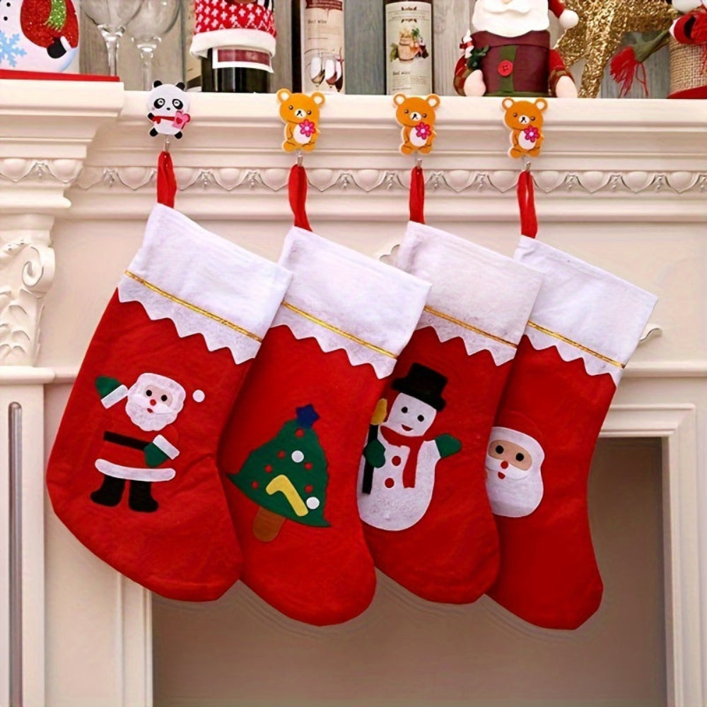Freestanding Christmas Stocking Holder for Elegant Mantle Display – Organize and Display Stockings