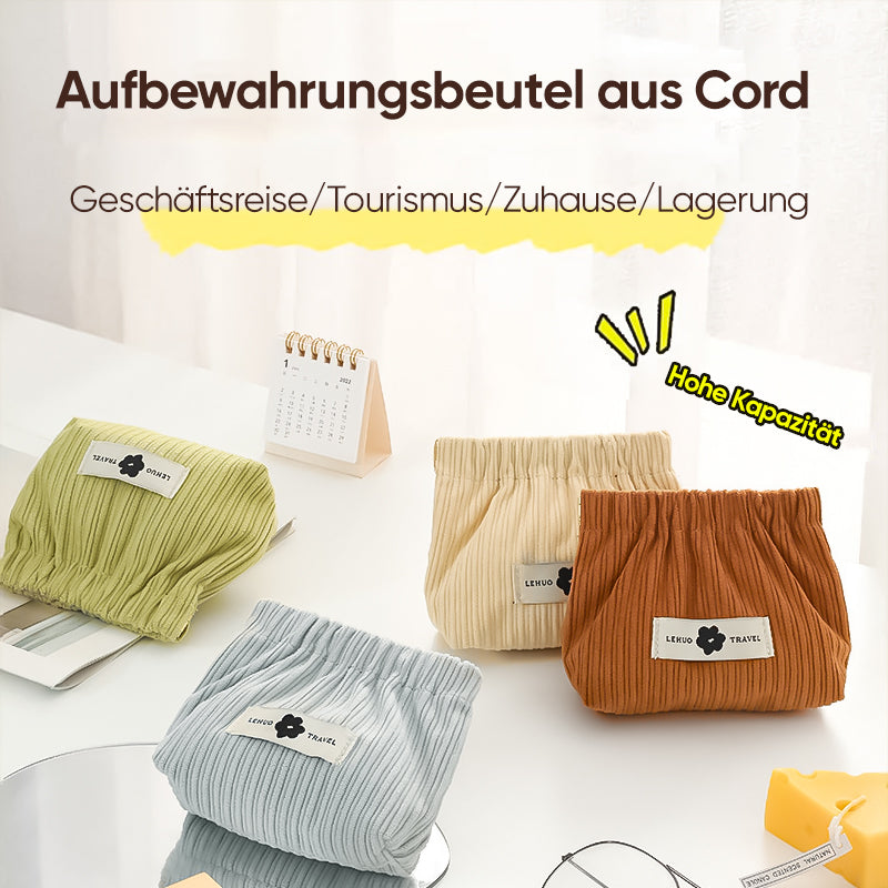 Cord cosmetic bag