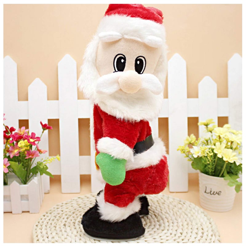 Dancing & Singing Santa Claus | Movable Santa Figure with Music | Fun Christmas Decoration & Gift Idea