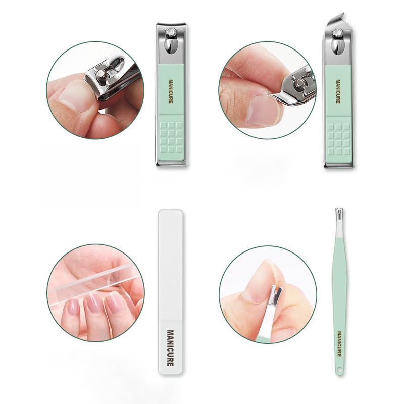 Nail clipper portable set (12/16 pieces)