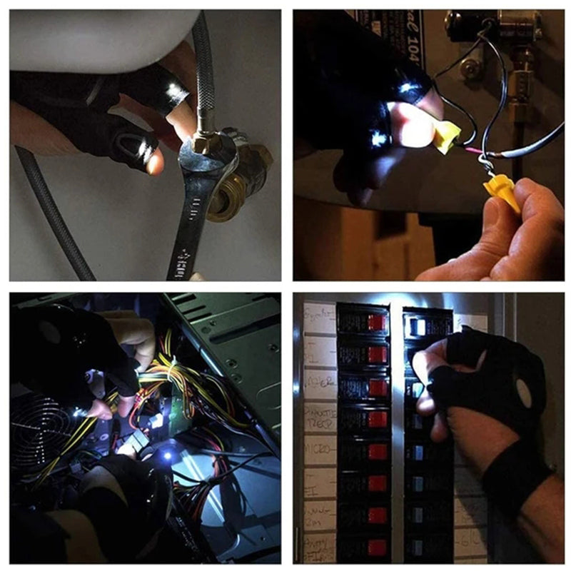 LED Gloves with Lighting