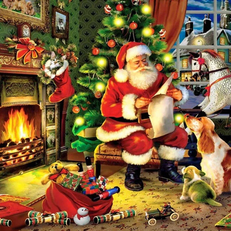 Kerstpuzzel voor Volwassenen – 1000 Stukjes Kerstthema voor Gezellige Feestdagen
