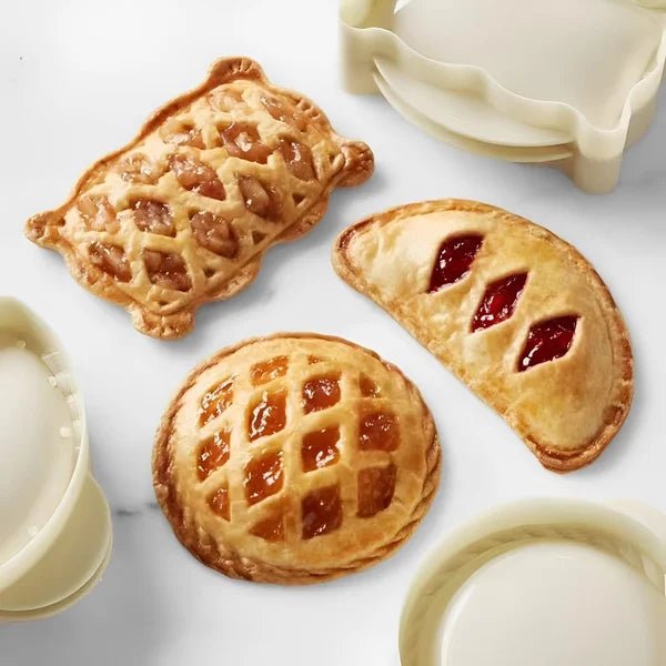 Precise dough press for evenly shaped