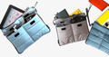 Slim Bag-in-Bag - Made of polyester - Portable & small - Multiple zippered pockets - Easily fits in your suitcase