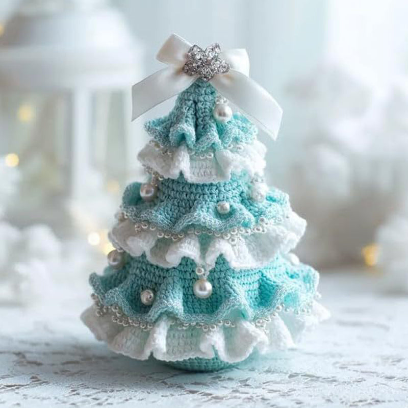 PearlPine – Elegant hand-crocheted Christmas trees