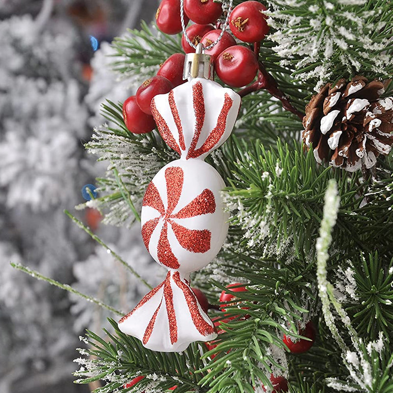 Christmas Ball Ornaments with Hanging Hooks, Multi-Piece Sets