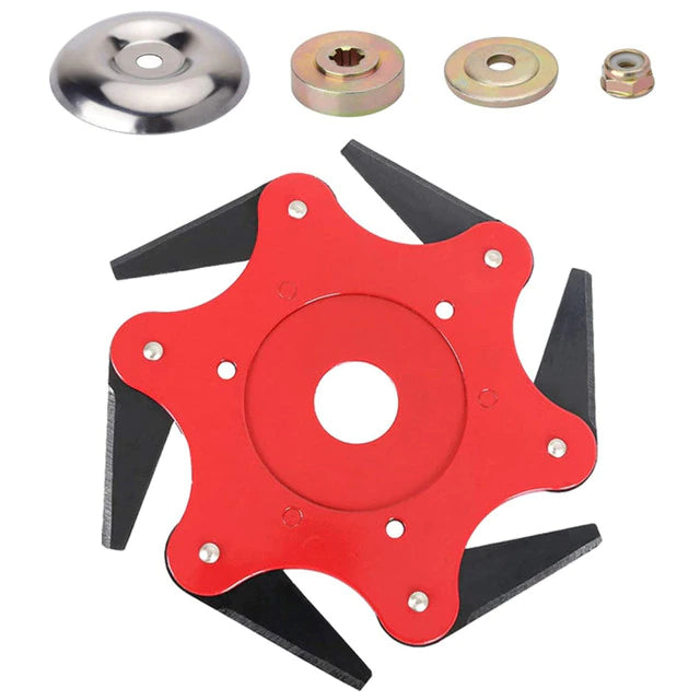 Pro | Versatile trimmer head with 6 blades