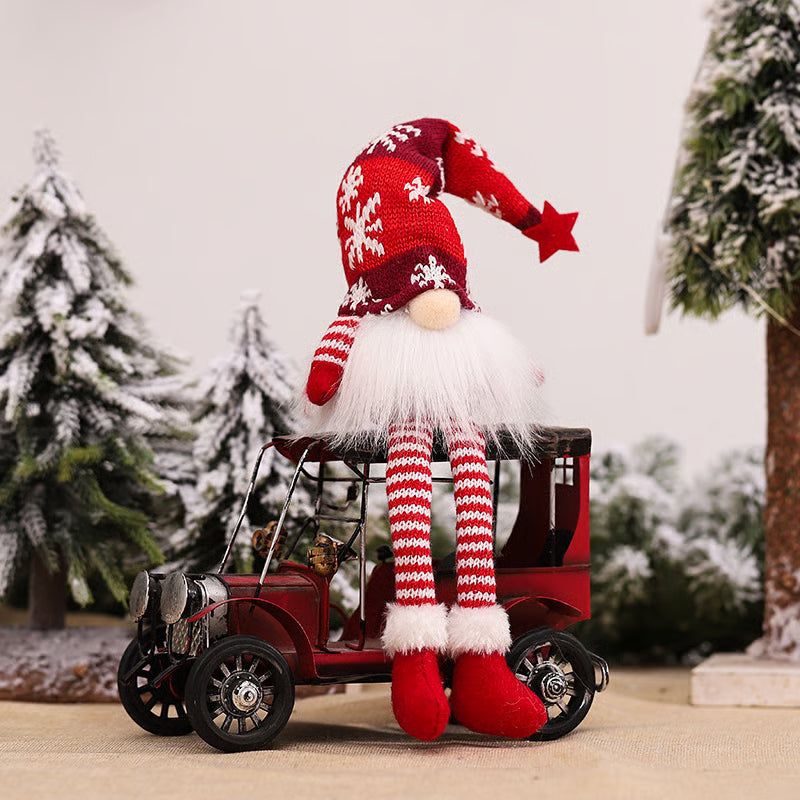 Christmas Elf with LED Light | Handmade Decoration Figure | Nordic Design