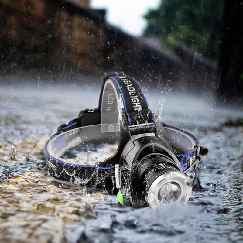 Sporty shimmering spotlights for the outdoors