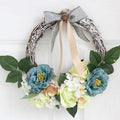 Christmas Wreath Rustic Pine Cone Door Decoration