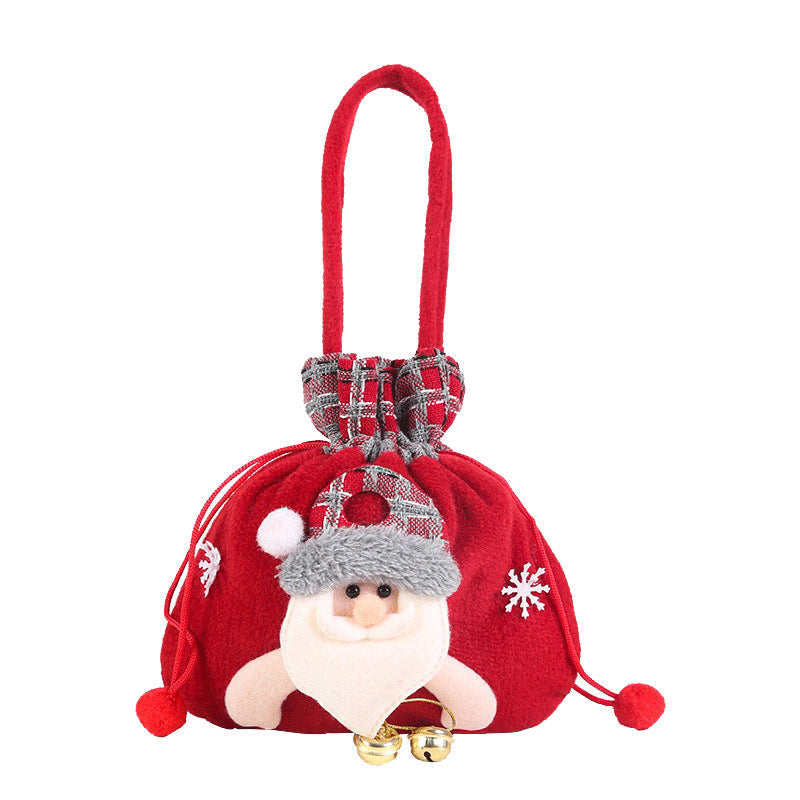 Christmas gift snowman doll bag