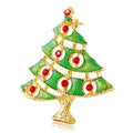 Glaciara Kerstboom Broche – Multicolor Strass Broche voor Vrouwen, Feestelijke Accessoire & Elegant Cadeau