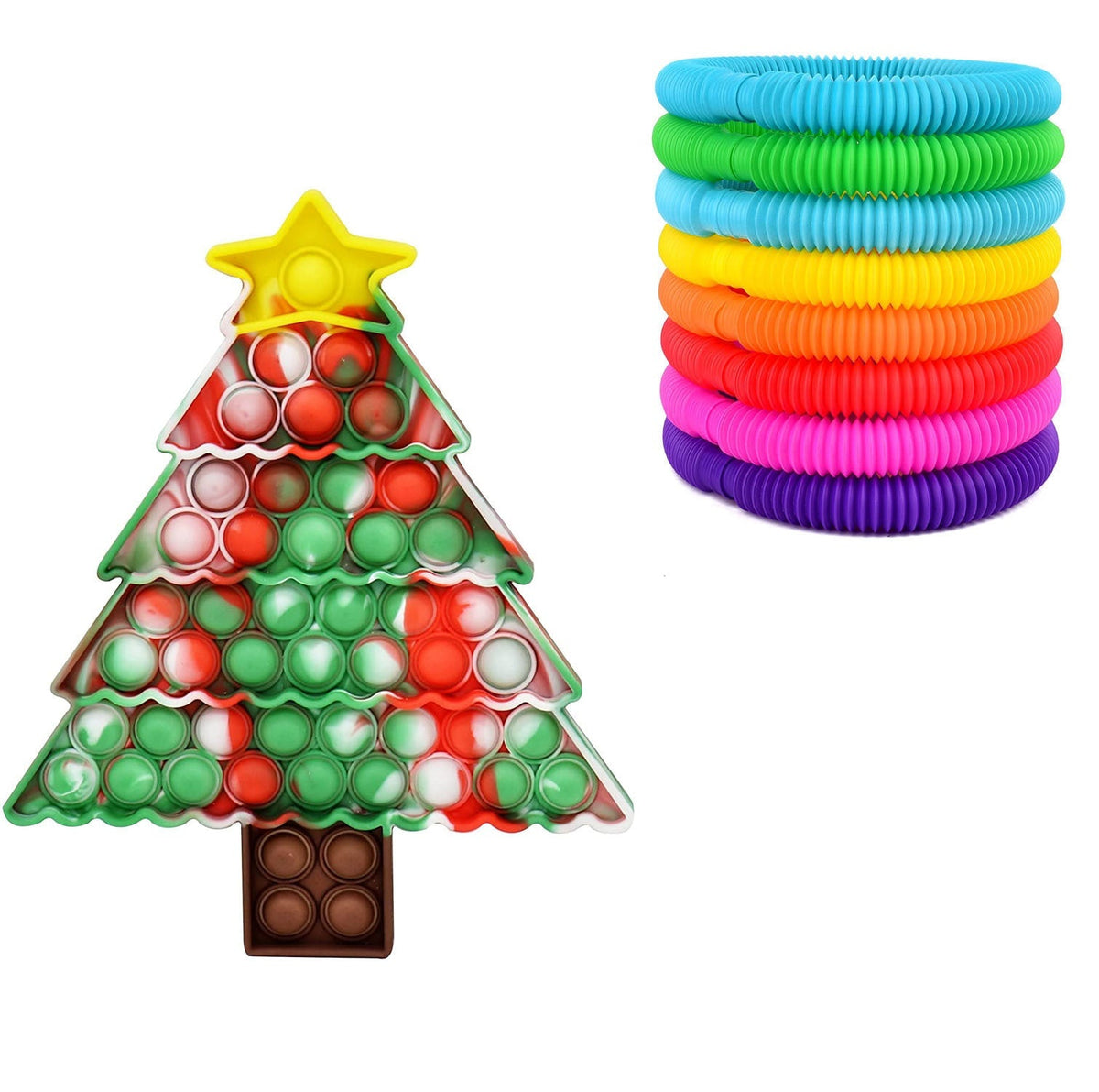 Unisex Stress Relief Toy in Christmas Tree Design
