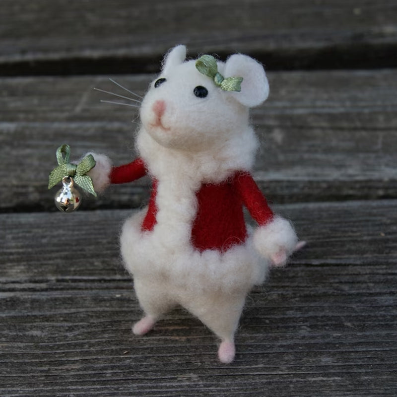 Felt Mouse Halloween Ornament