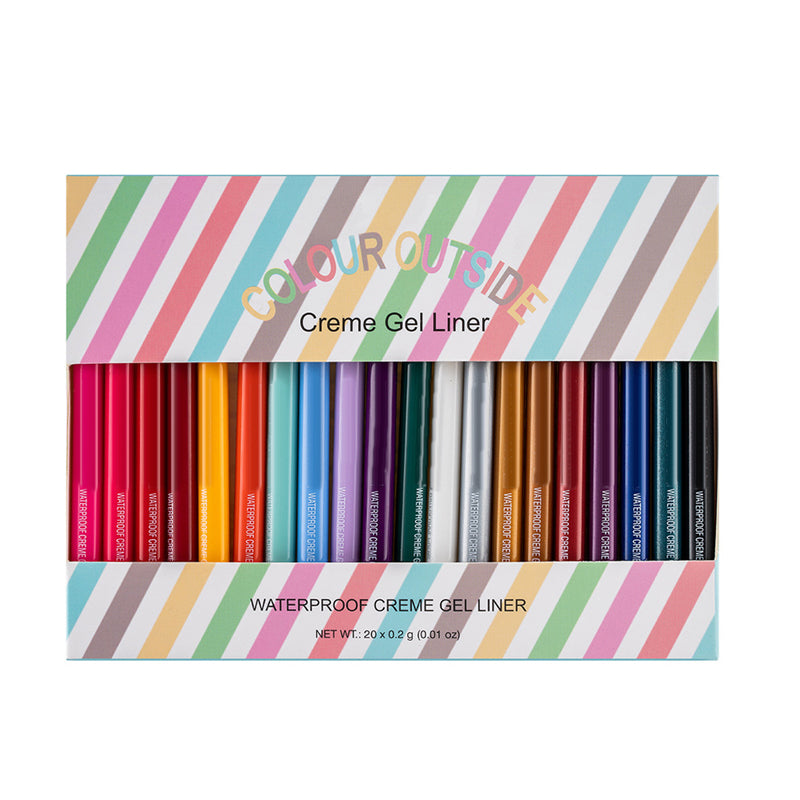 20 PCS Colored Eyeliner Pencil Set