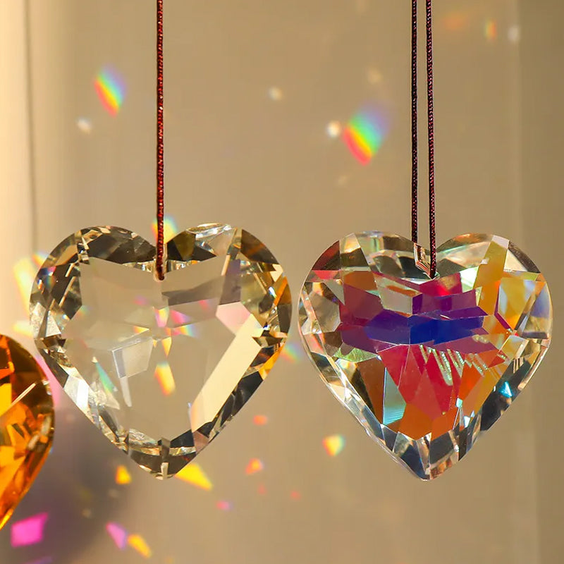 Hanging Heart Sun Catcher Prisma Craft Projects