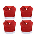 SantaSeat Christmas Chair Covers – Set of Decorative Chair Covers with Santa Design