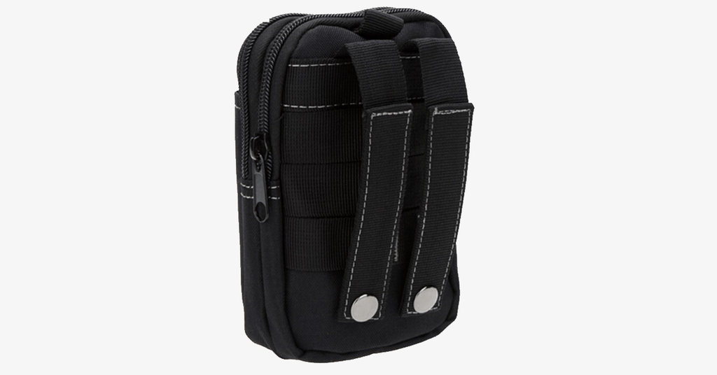Military Waist Bag - Made of Nylon - Waterproof Design - Zipper Closure - Attach with Belt - Travel Gear - Outdoor - Available in 3 Colors