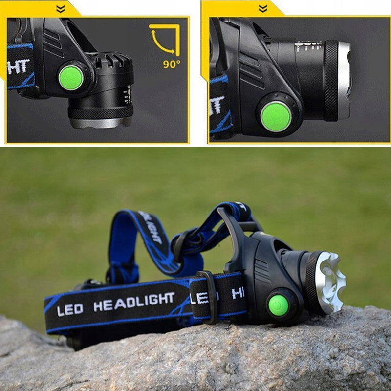 Sporty shimmering spotlights for the outdoors