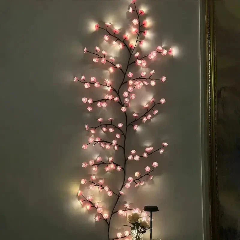 PetalGlow - Enchanting Sakura LED Light Garland