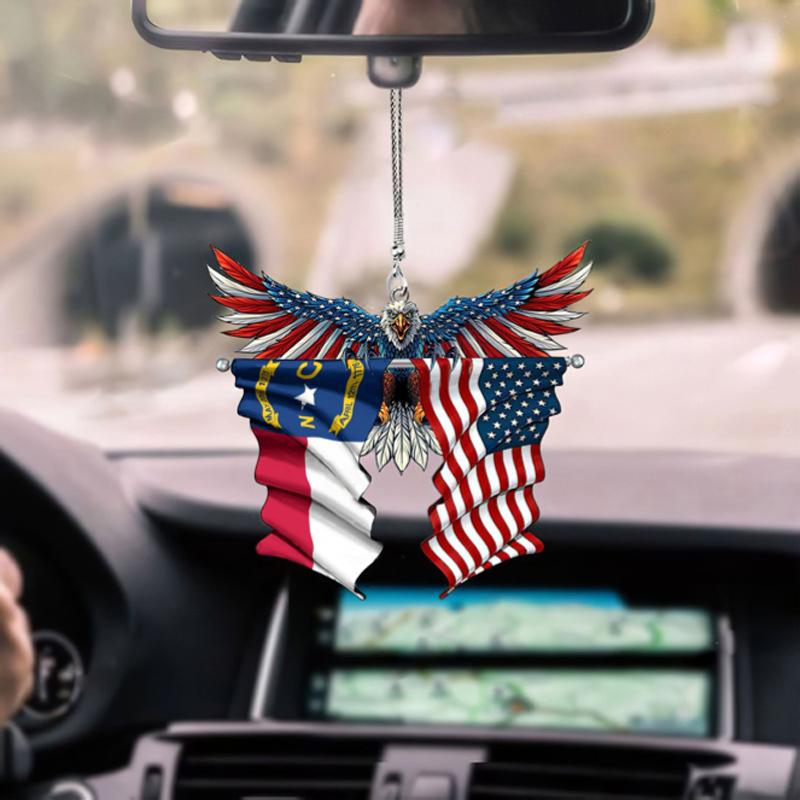 Eagle Flag Hanging Ornaments for Car