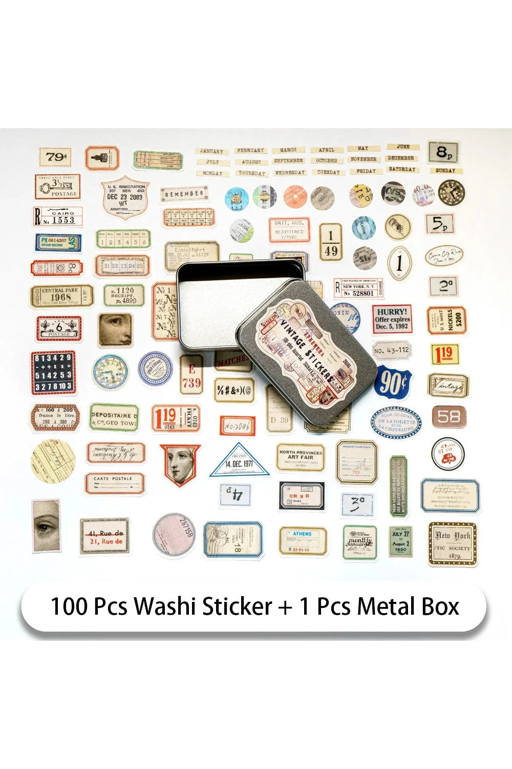 Ephemera Scrapbooking Stickers