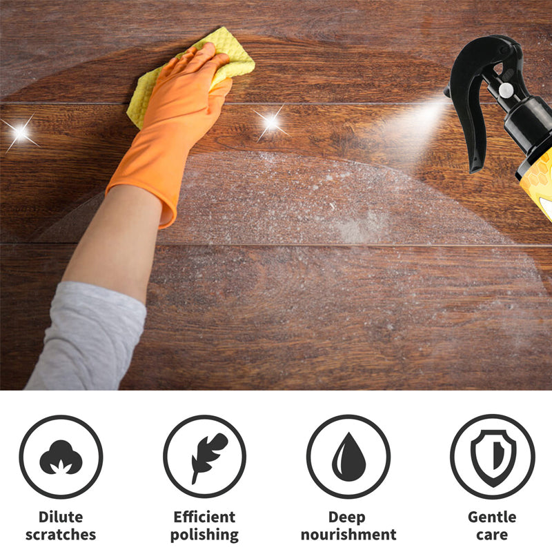 Natural micro-molecular bee wax spray