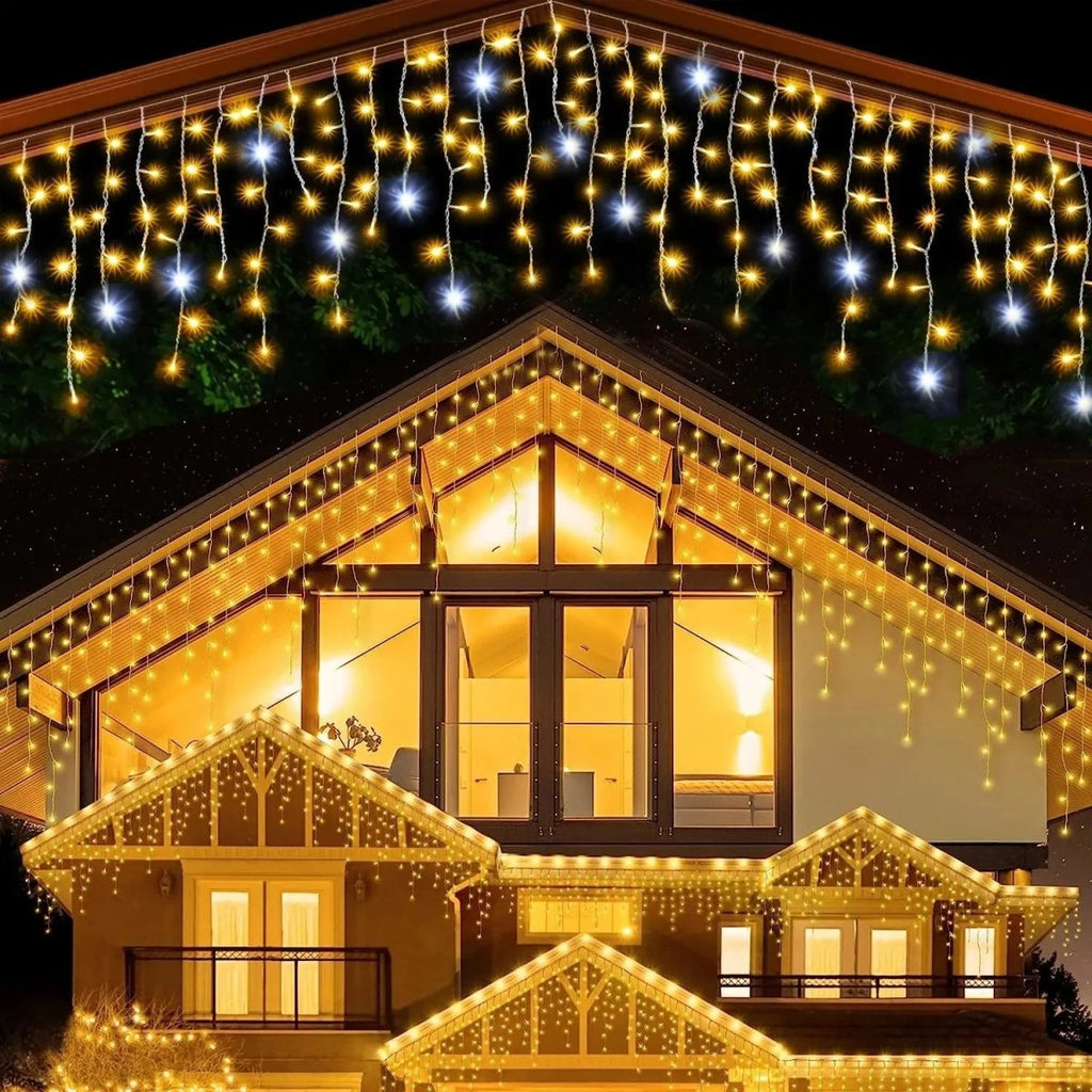 LED Curtain String Lights for Magical Holiday Decoration