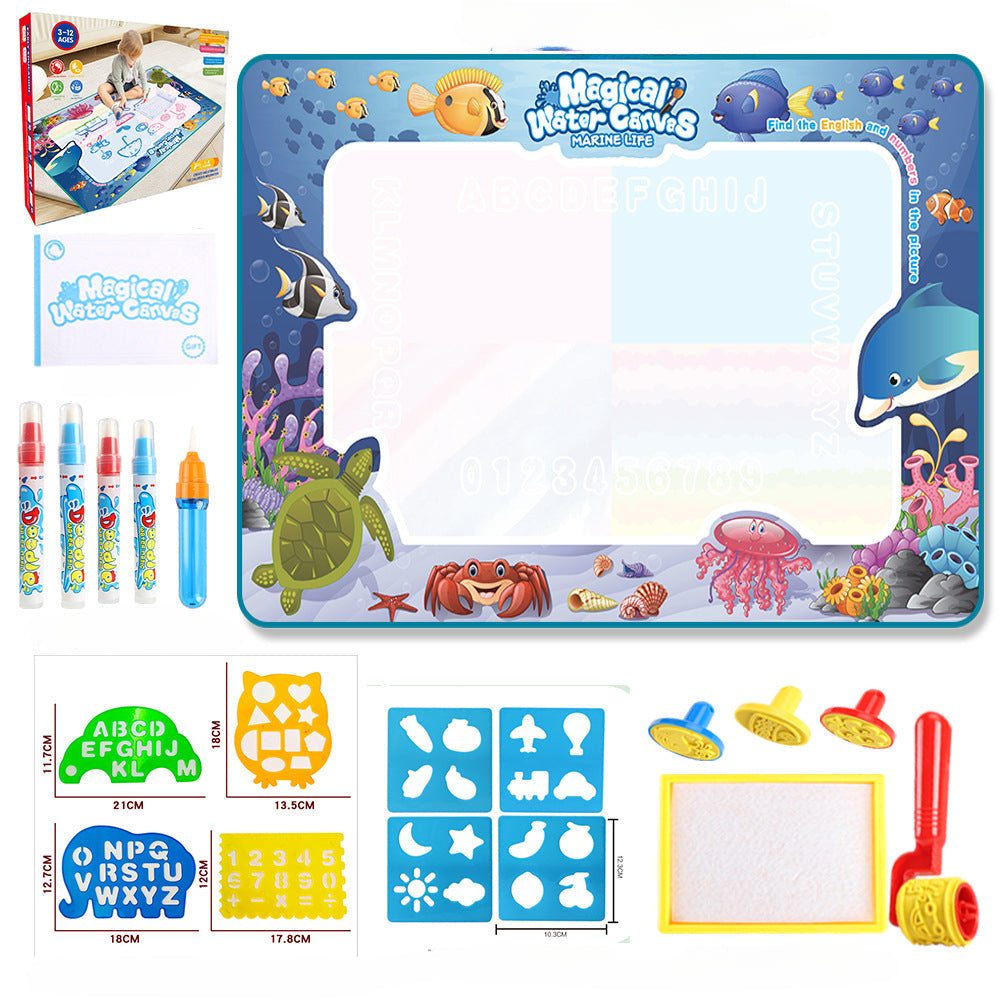 SplashMaster Creative Mat — Endless painting fun that keeps home clean and makes kids happy