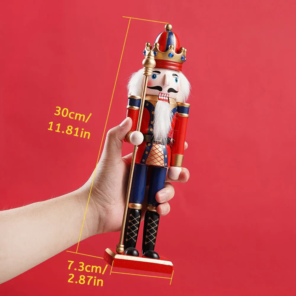 Nutcracker Soldier | Wooden Figure Erzgebirge 30 cm Vintage