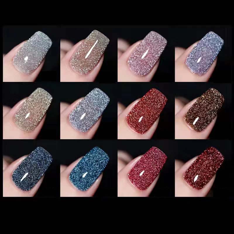 High-Density Glitter Nail Gel Polish