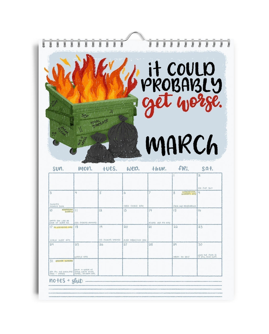NOW IT'S BACK ON 2025 CALENDAR
