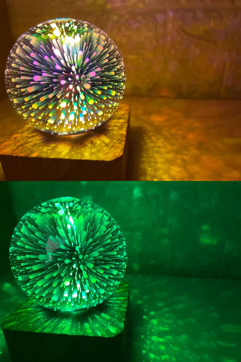 LumiNova 3D Night Light | Color Changing Starry Sky Lamp | USB LED Decorative Light | For Bedrooms & Gift Ideas