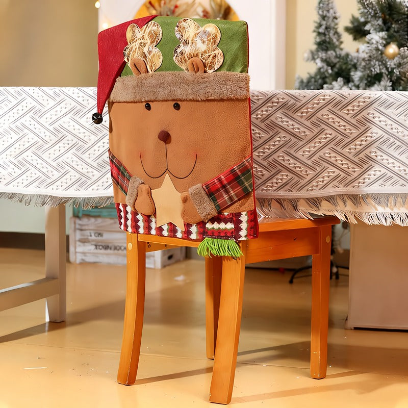 Cute Christmas themed chair covers