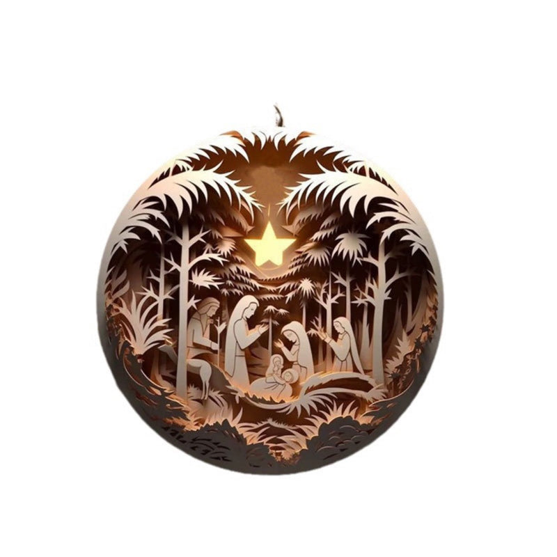 Crib Christmas Ornament