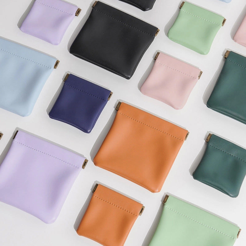 Cosmetic bag made of PU leather