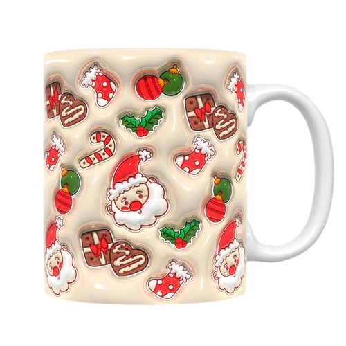 3D Christmas Inflated Mug Wrap